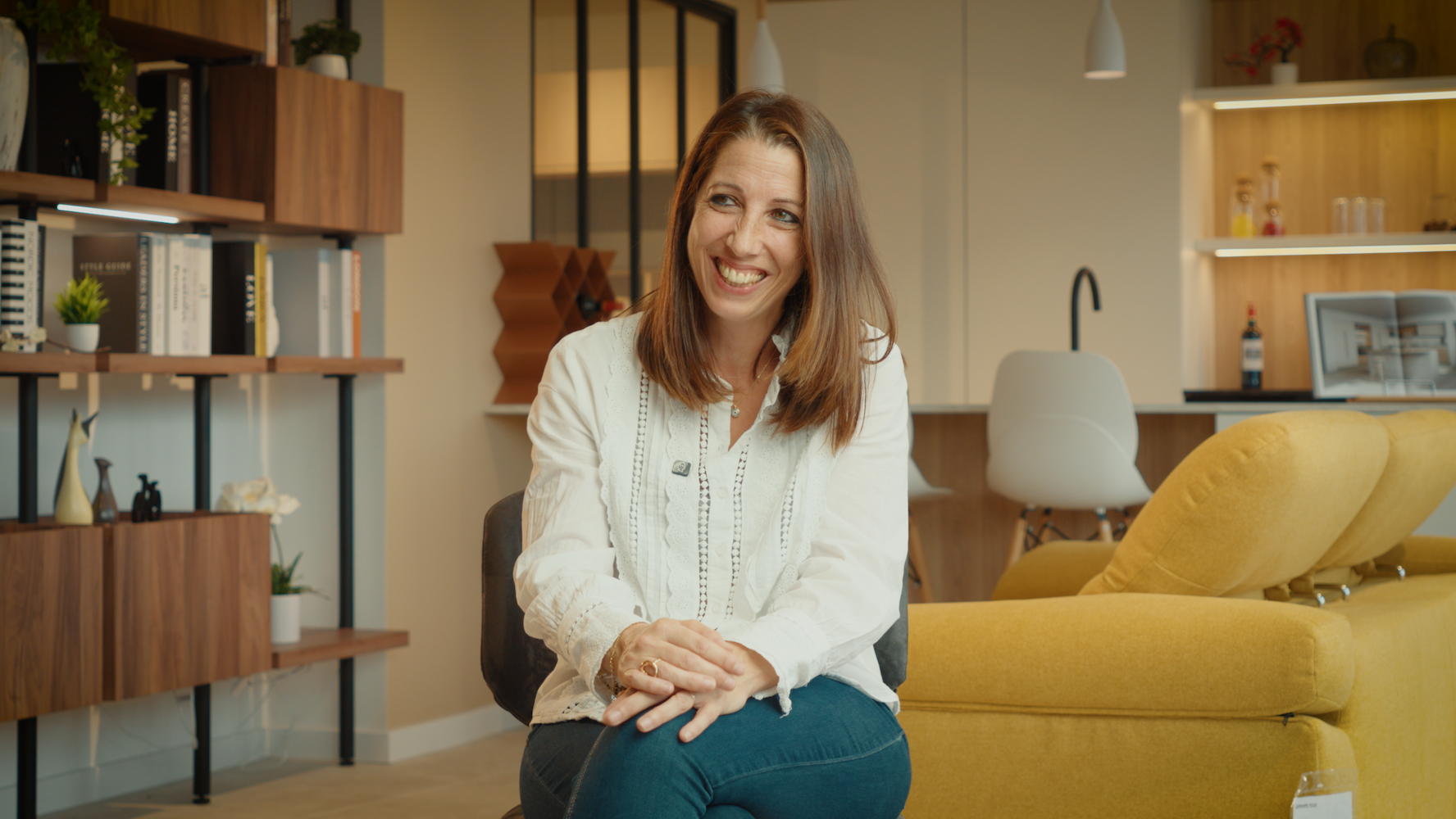 Valerie Dedieu durante l'intervista.