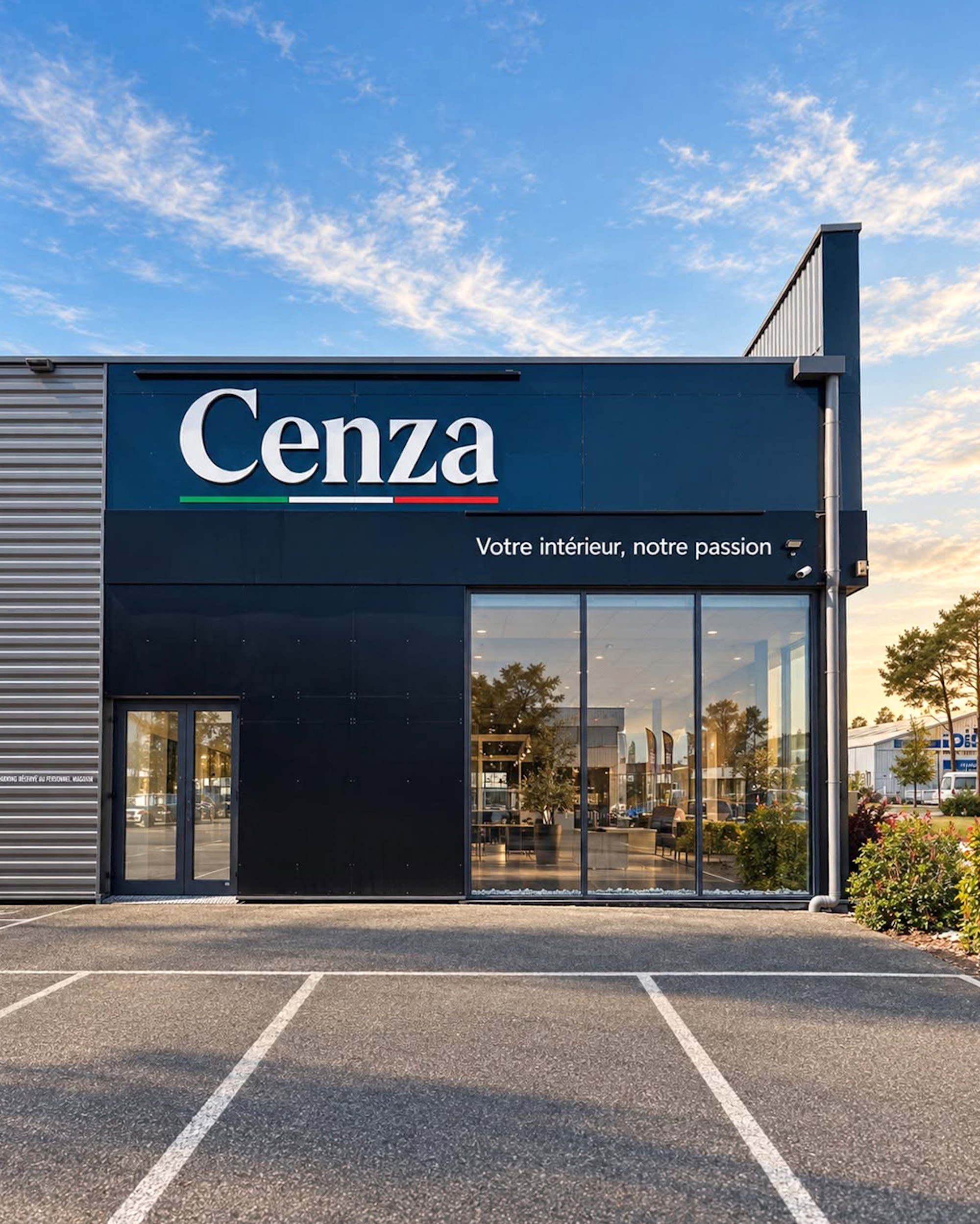 Showroom Cenza Haguenau visto dall'esterno
